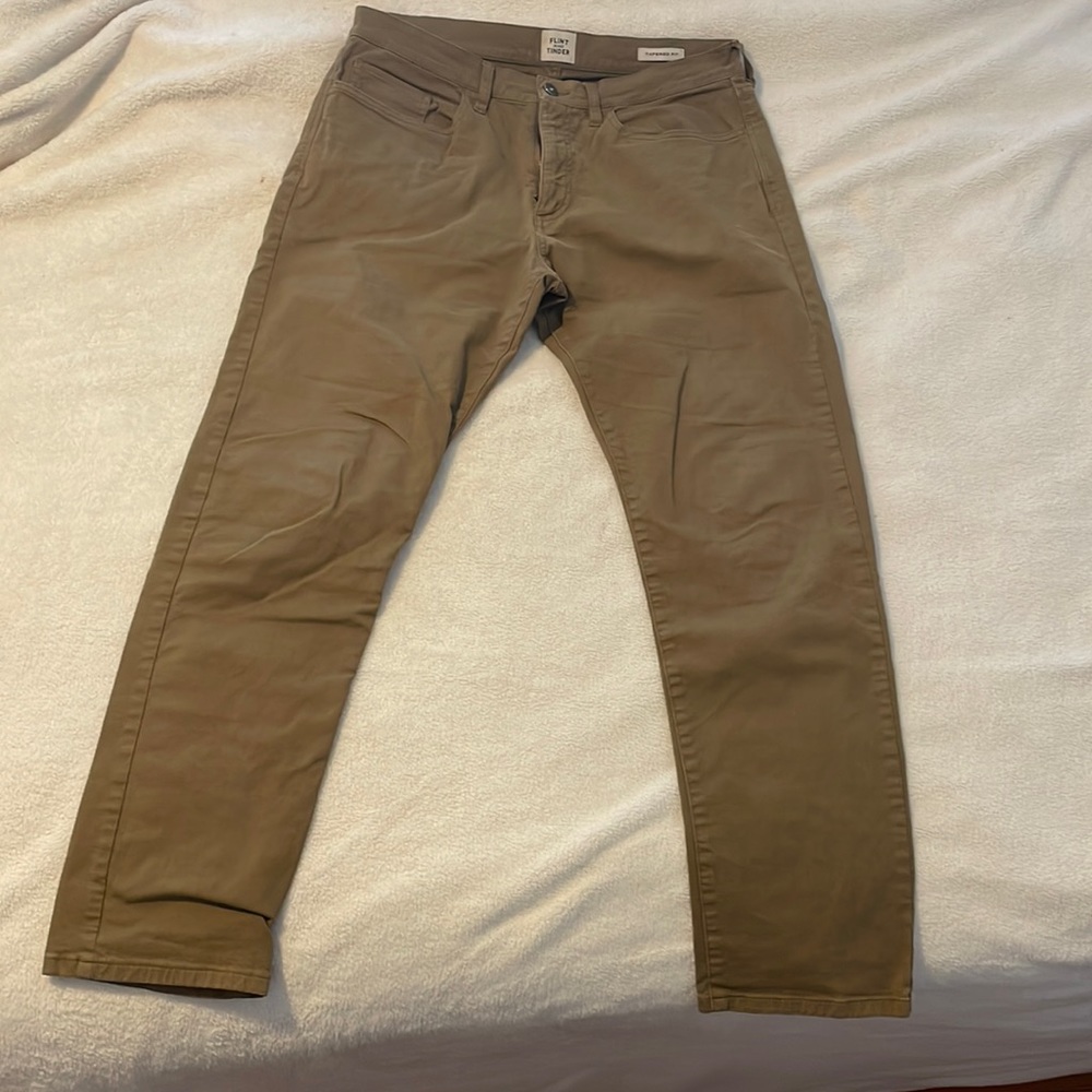 Tan flint and tinder jeans